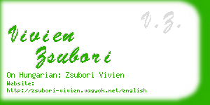 vivien zsubori business card